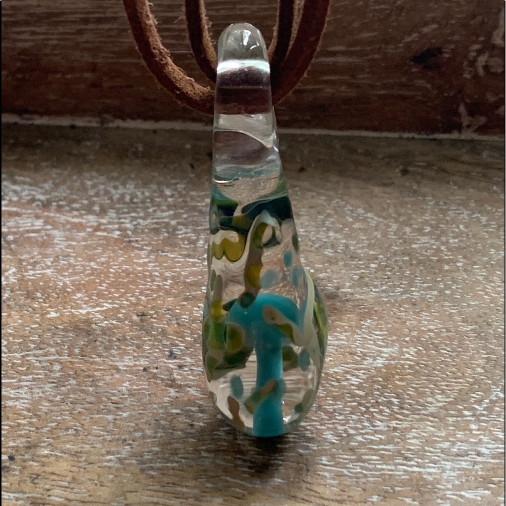 Glass Mushroom Pendant